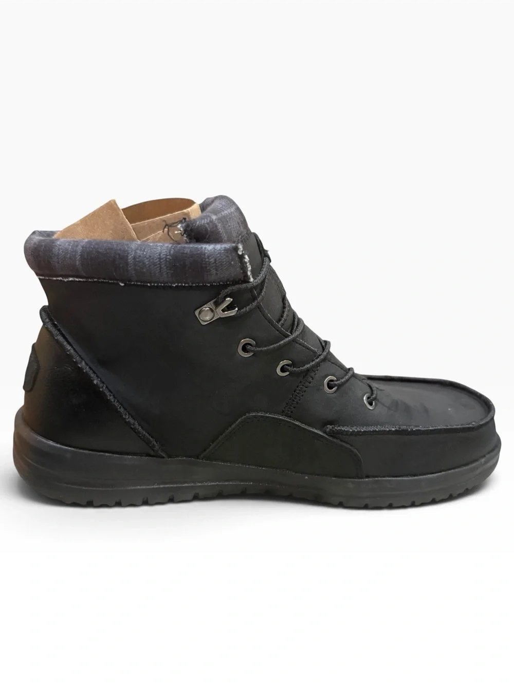 Hey Dude Bradley Classic Boots Men’s 13 Black Water Repellent NWT